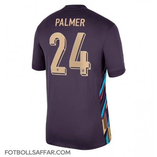 England Cole Palmer #24 Bortatröja EM 2024 Kortärmad